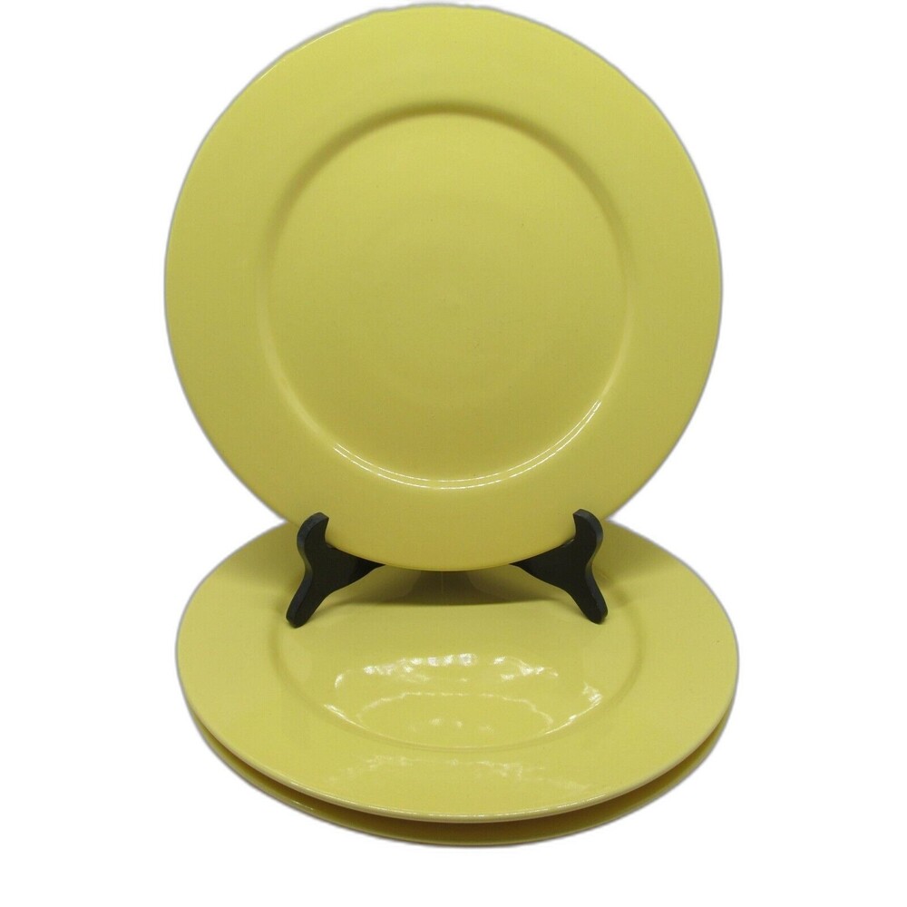 Porto Alegre Portugal Yellow Dinner Plates 11 1/4" Bundle of 3
